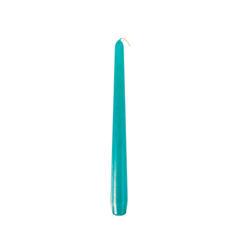 50 Leuchterkerzen Ø 2,2 cm · 25 cm türkis