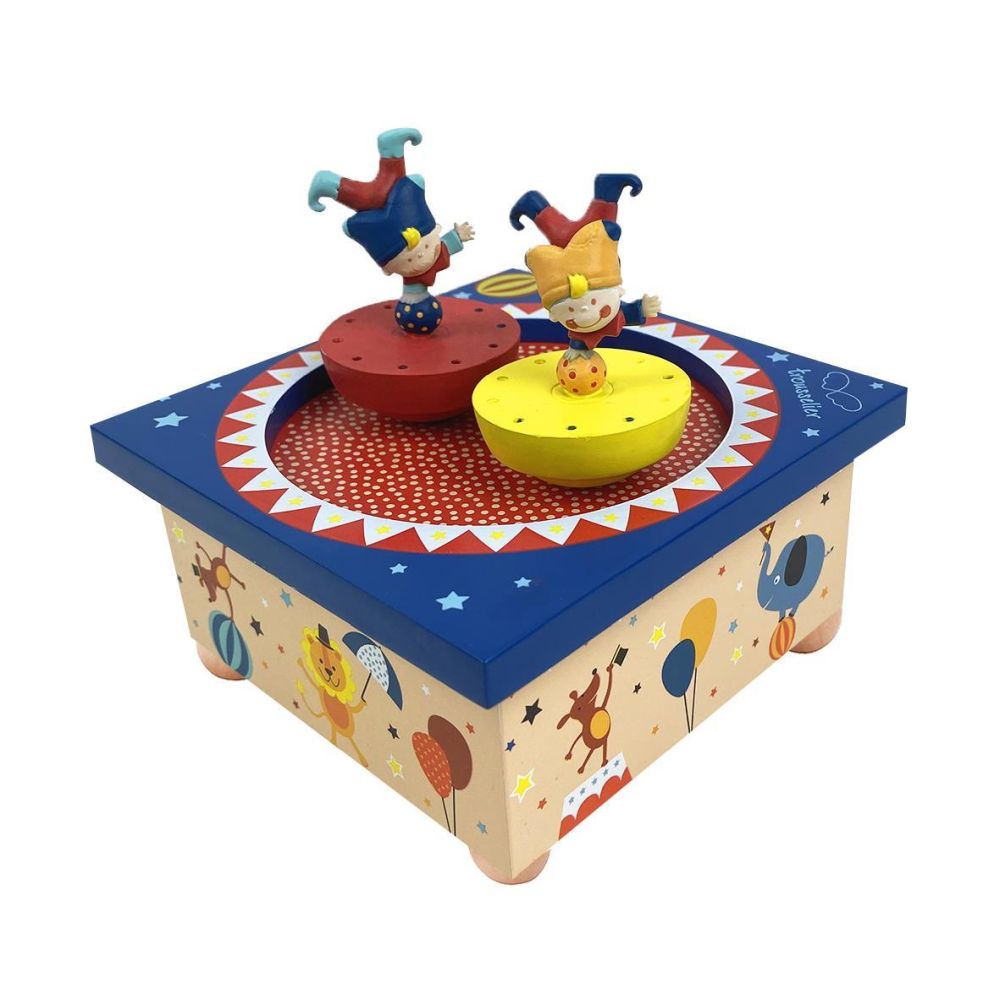 Spieldose Tanzende Akrobaten