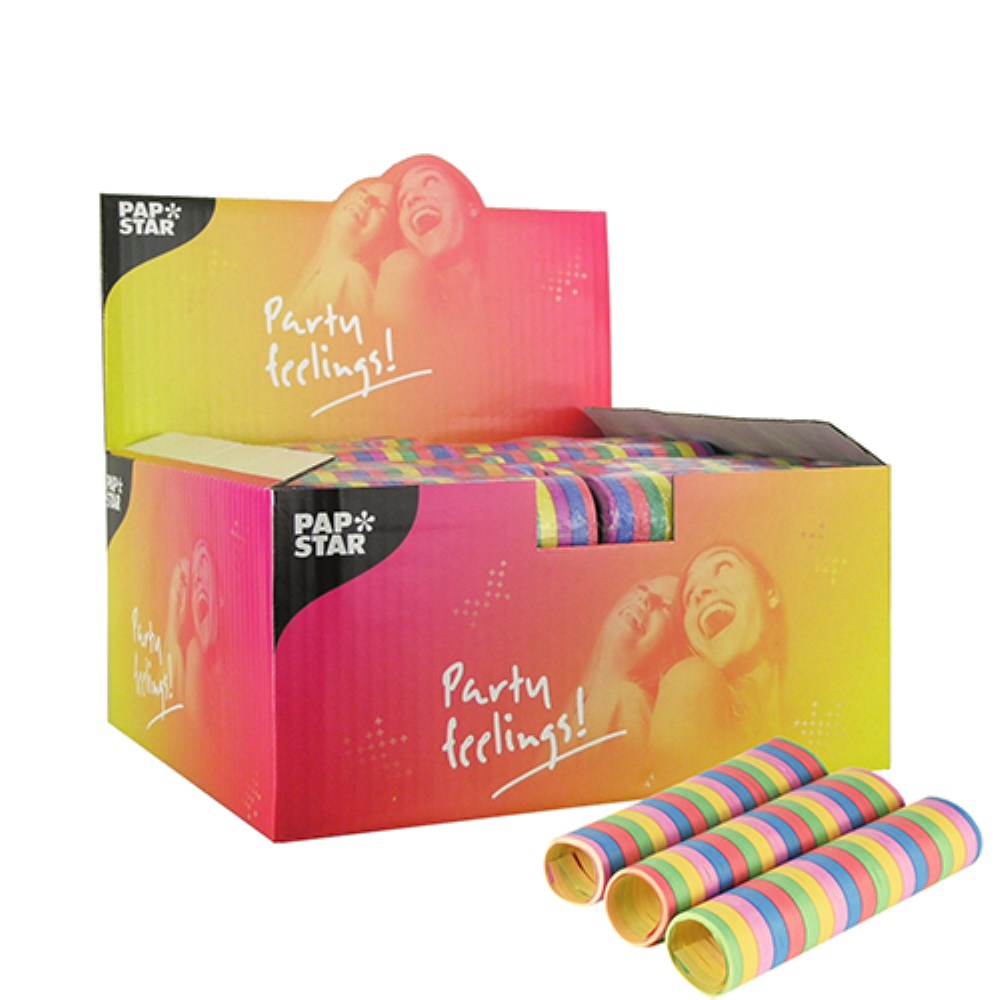 3 Luftschlangen 4 m "Stripes" 3 Luftschlangen 4 m "Stripes"