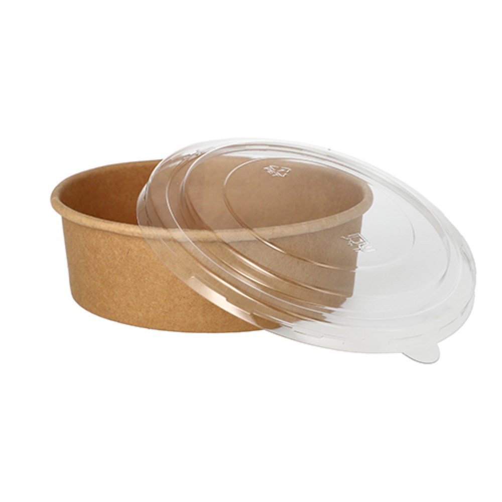 50 Salatschalen, Pappe rund 500 ml Ø 15 cm · 4,6 cm braun 50 Salatschalen, Pappe rund 500 ml Ø 15 cm · 4,6 cm braun