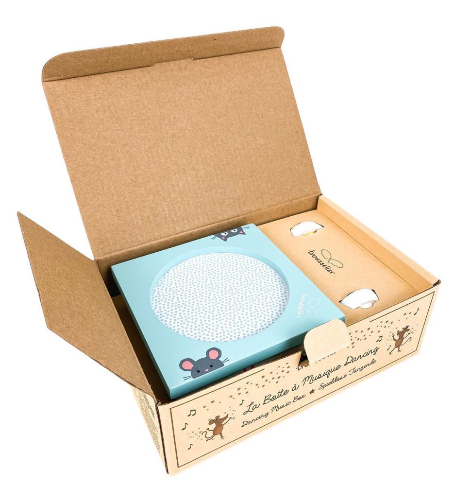 Spieldose Tanzende Katz & Maus