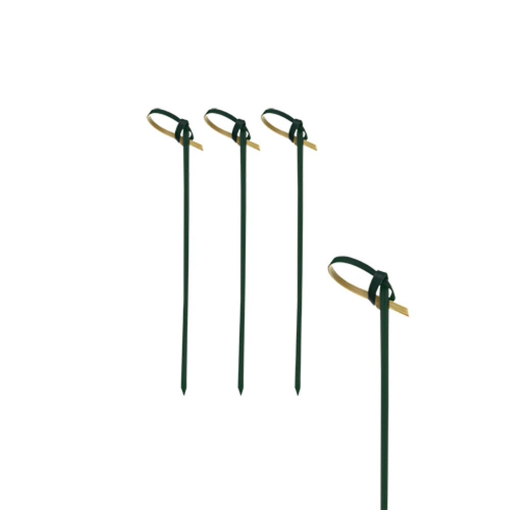 250 Fingerfood - Picker 6 cm schwarz "Knoten"