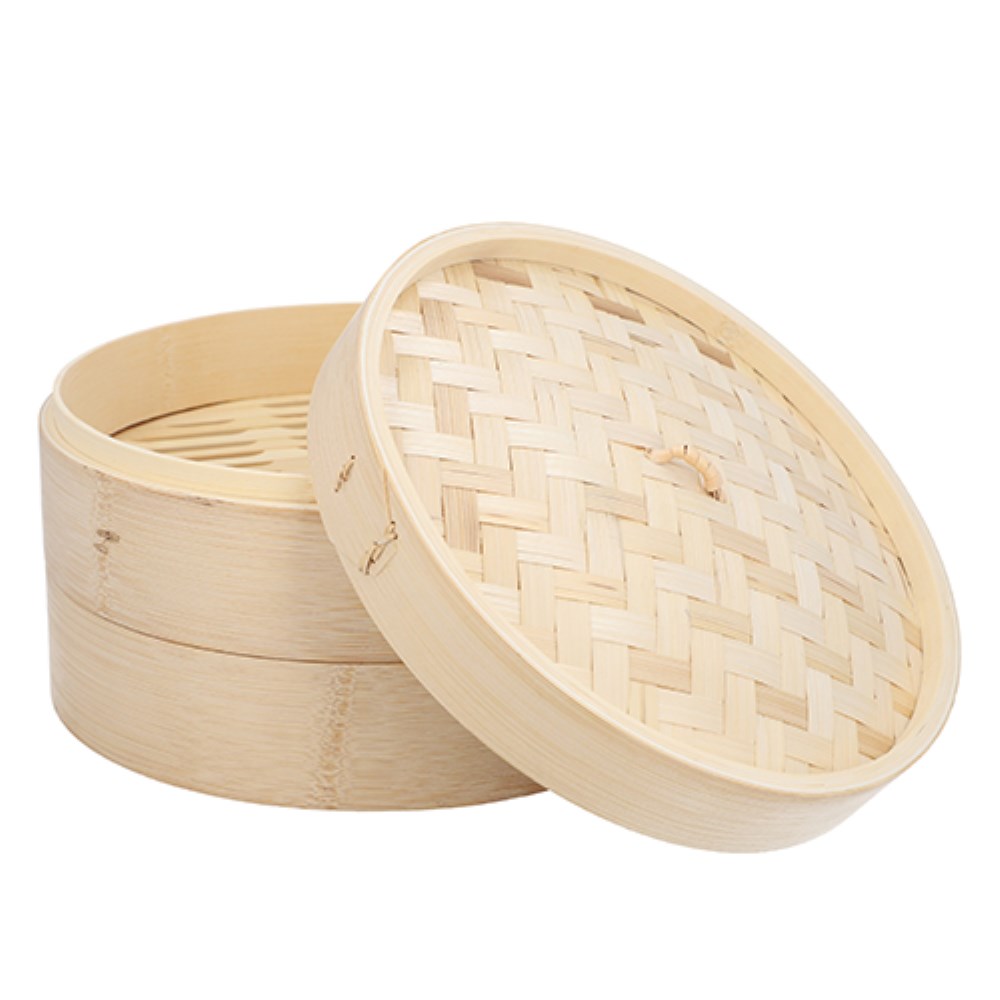 Dampfgarer Bambus "ASIA" Ø 25 cm · 16 cm 3-teilig