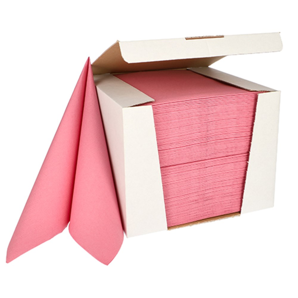 100 Servietten "ROYAL Collection" 1/4-Falz 40 cm x 40 cm rosa 100 Servietten "ROYAL Collection" 1/4-Falz 40 cm x 40 cm rosa