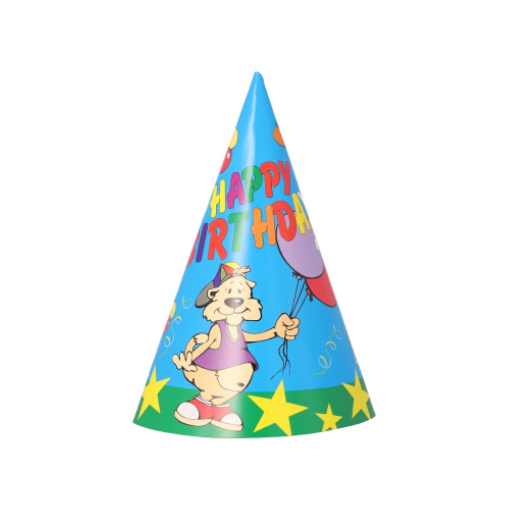 5 Hütchen "Happy Birthday"