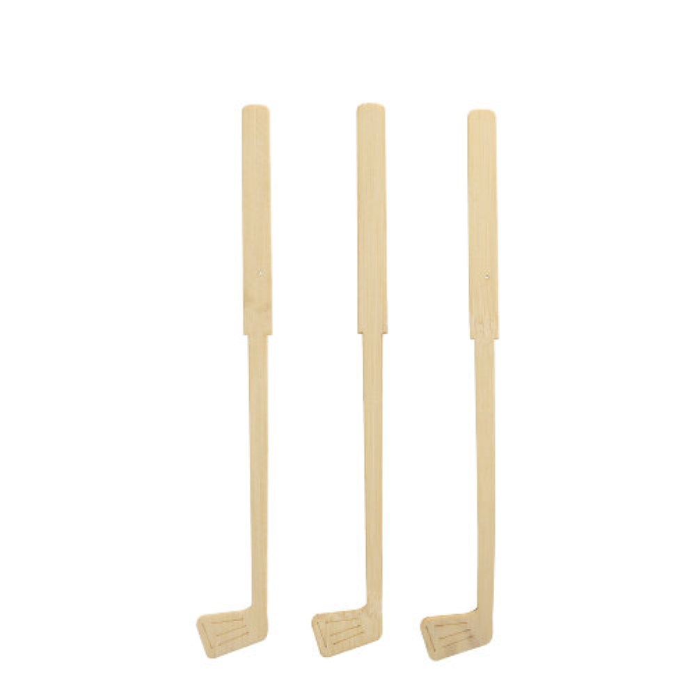 100 Getränke-Quirle, Bambus "pure" 15 cm "Golf"