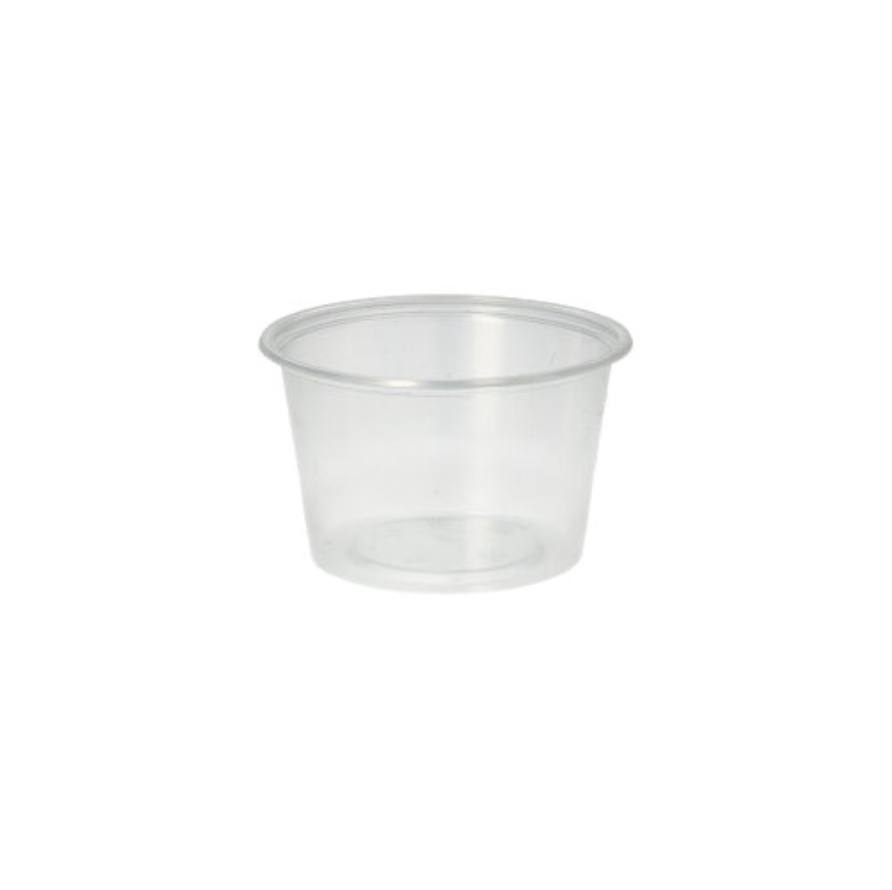 50 Dressingbecher, PP 100 ml Ø 7,1 cm · 4,3 cm transparent