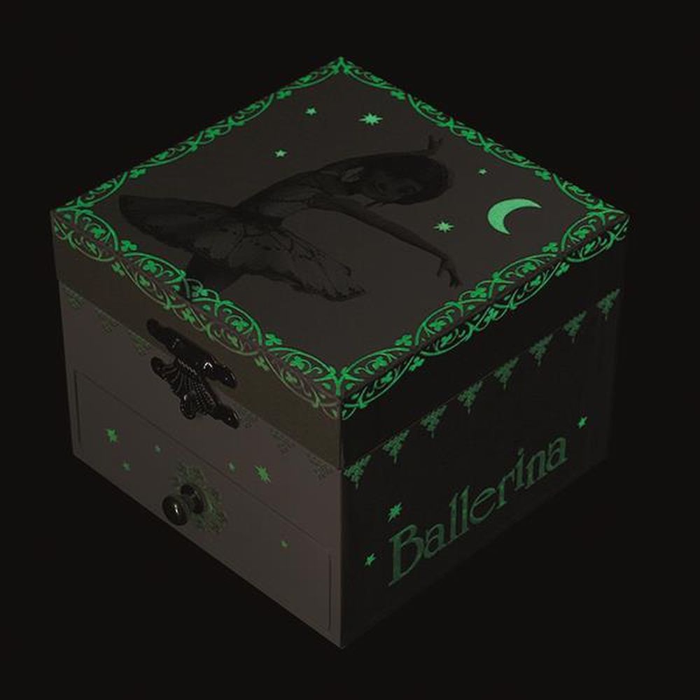 Phosphoreszierende Spieldose Ballerina© - Leuchtet in der Nacht