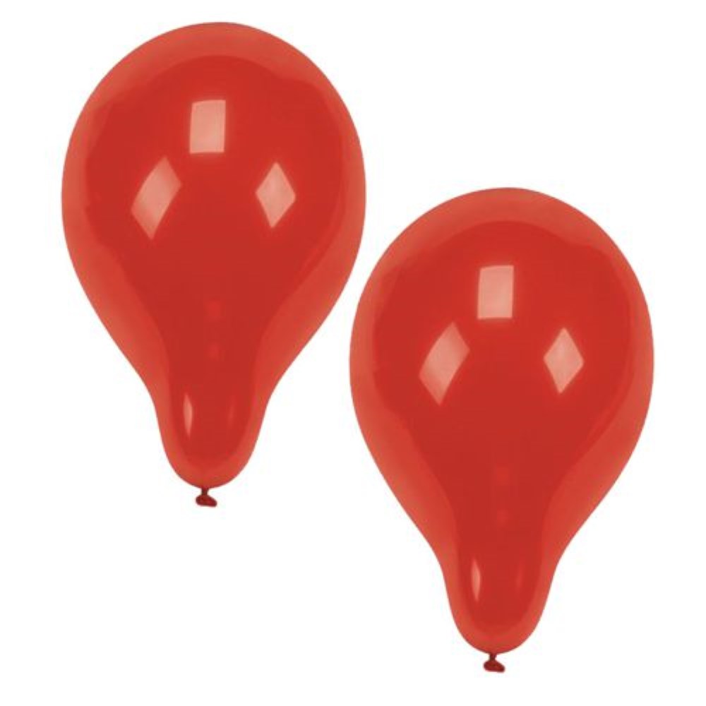 10 Luftballons Ø 25 cm rot 10 Luftballons Ø 25 cm rot