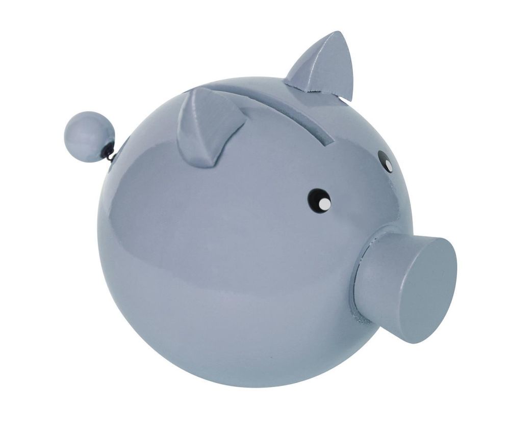 Sparschwein blau - Made in France - Vintage Toy - kleines Geschenk