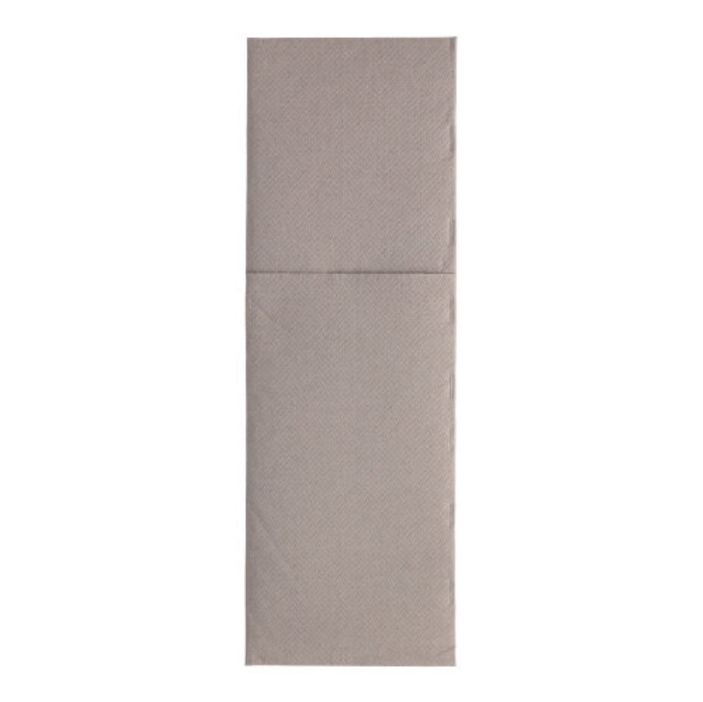 50 Servietten "ROYAL Collection" 48 cm x 30 cm grau mit Besteckfalz