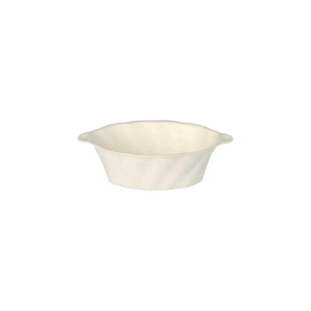 12 Fingerfood - Schalen Zuckerrohr "pure" 40 ml 3 cm x 9,5 cm x 6 cm weiss "Wave" 12 Fingerfood - Schalen Zuckerrohr "pure" 40 ml 3 cm x 9,5 cm x 6 cm weiss "Wave"