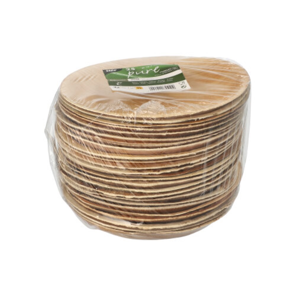 25 Teller, Palmblatt "pure" rund Ø 18,5 cm · 2,5 cm