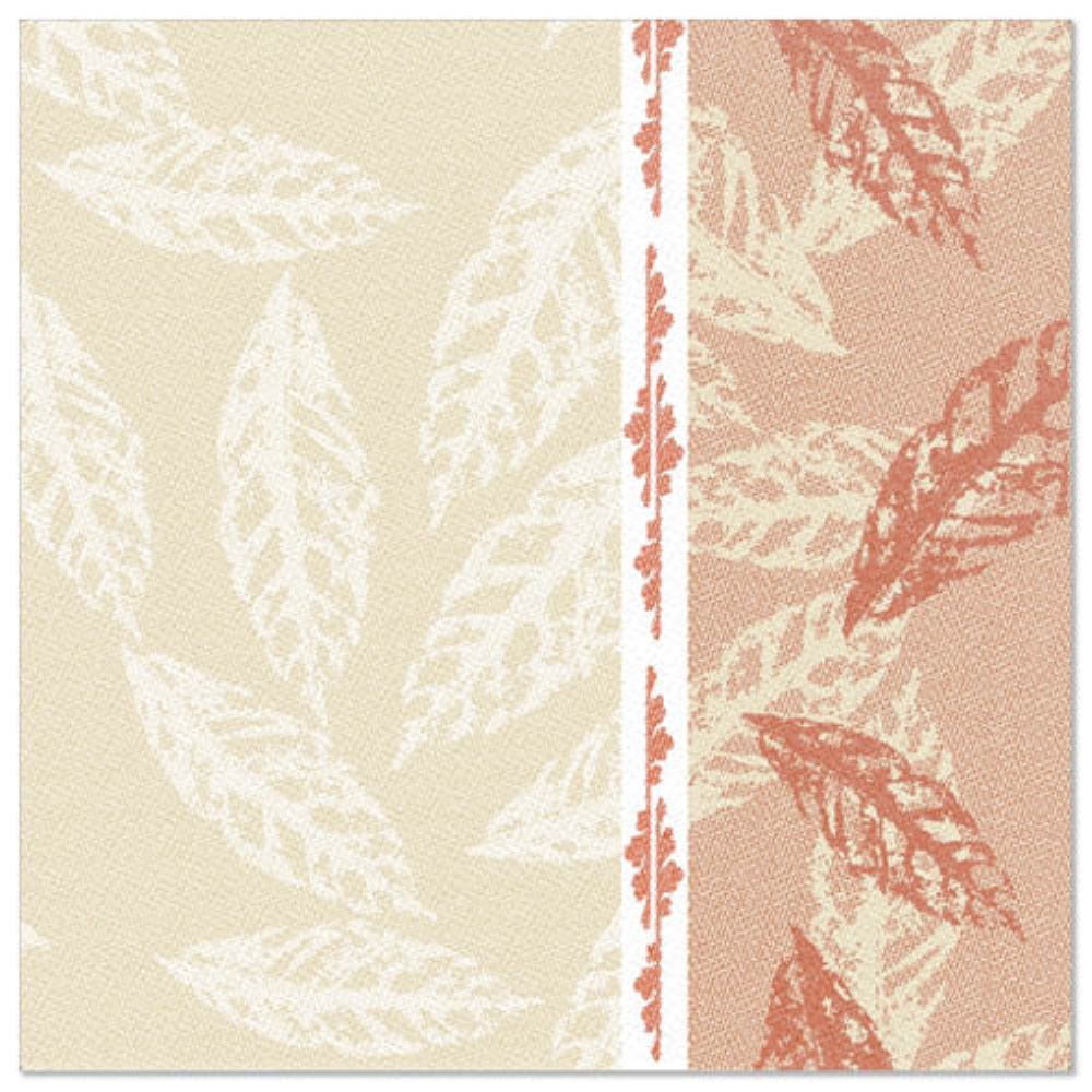 50 Servietten "ROYAL Collection" 1/4-Falz 40 cm x 40 cm rot "Autumn"