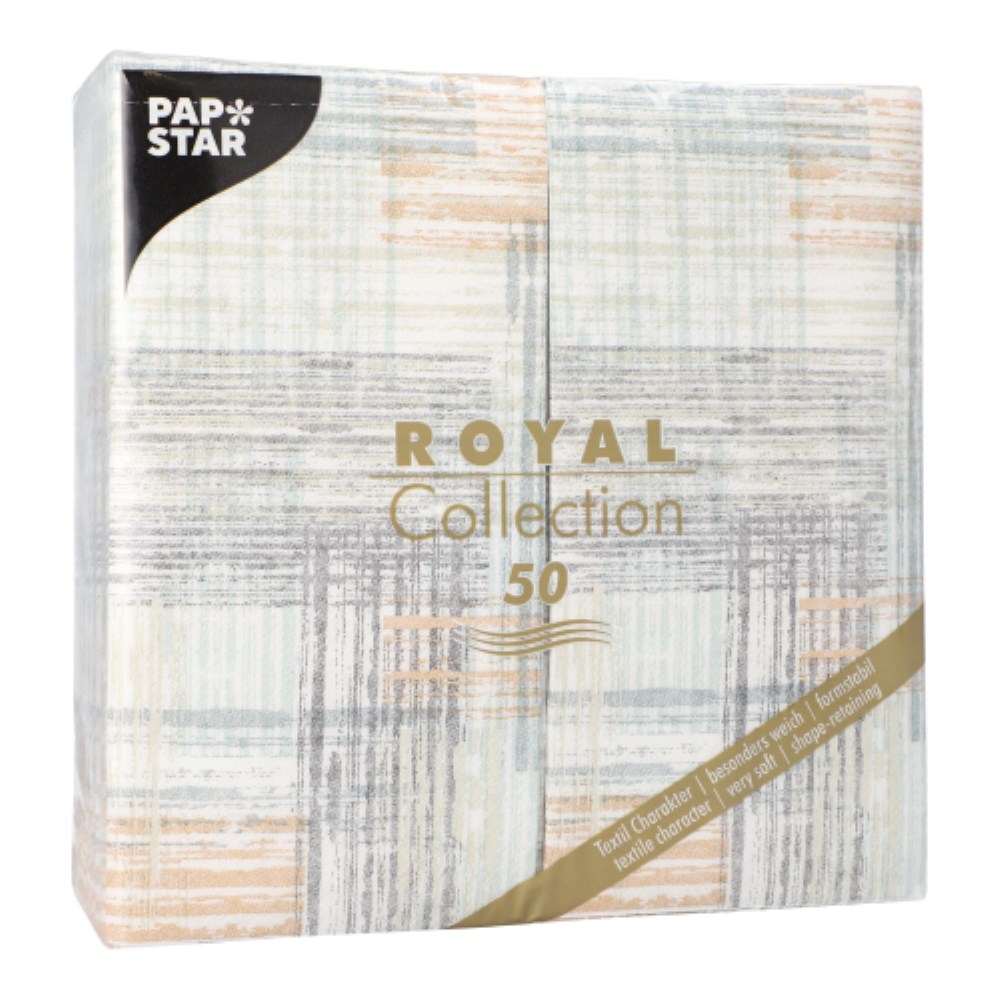 50 Servietten "ROYAL Collection" 1/8-Falz 40 cm x 40 cm "Modern"
