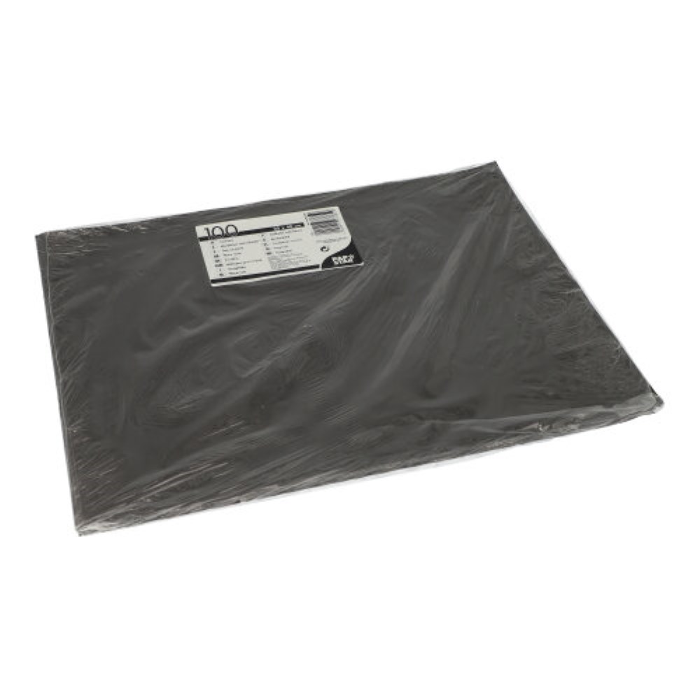 100 Tischsets, Papier 30 cm x 40 cm schwarz 100 Tischsets, Papier 30 cm x 40 cm schwarz