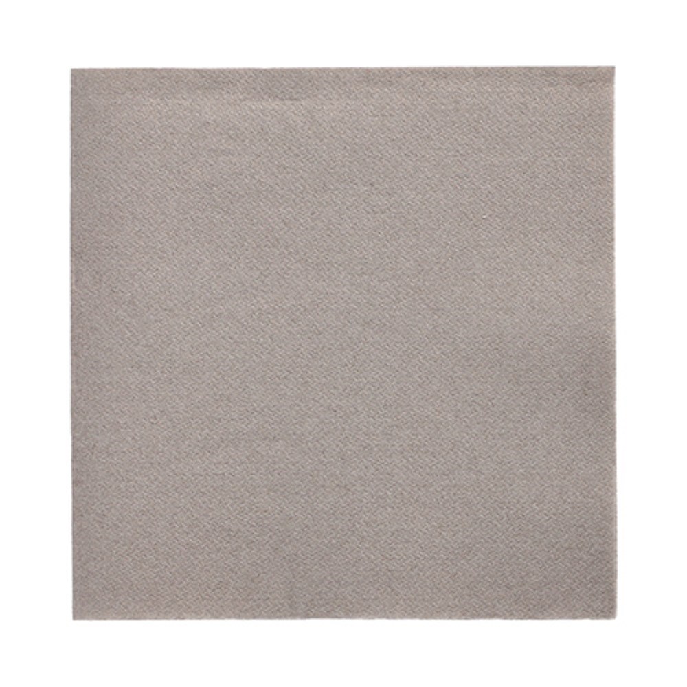 50 Servietten "DAILY Collection" 1/4-Falz 32 cm x 32 cm grau