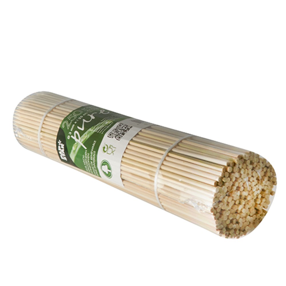 250 Schaschlikspieße, Bambus "pure" Ø 3 mm · 25 cm