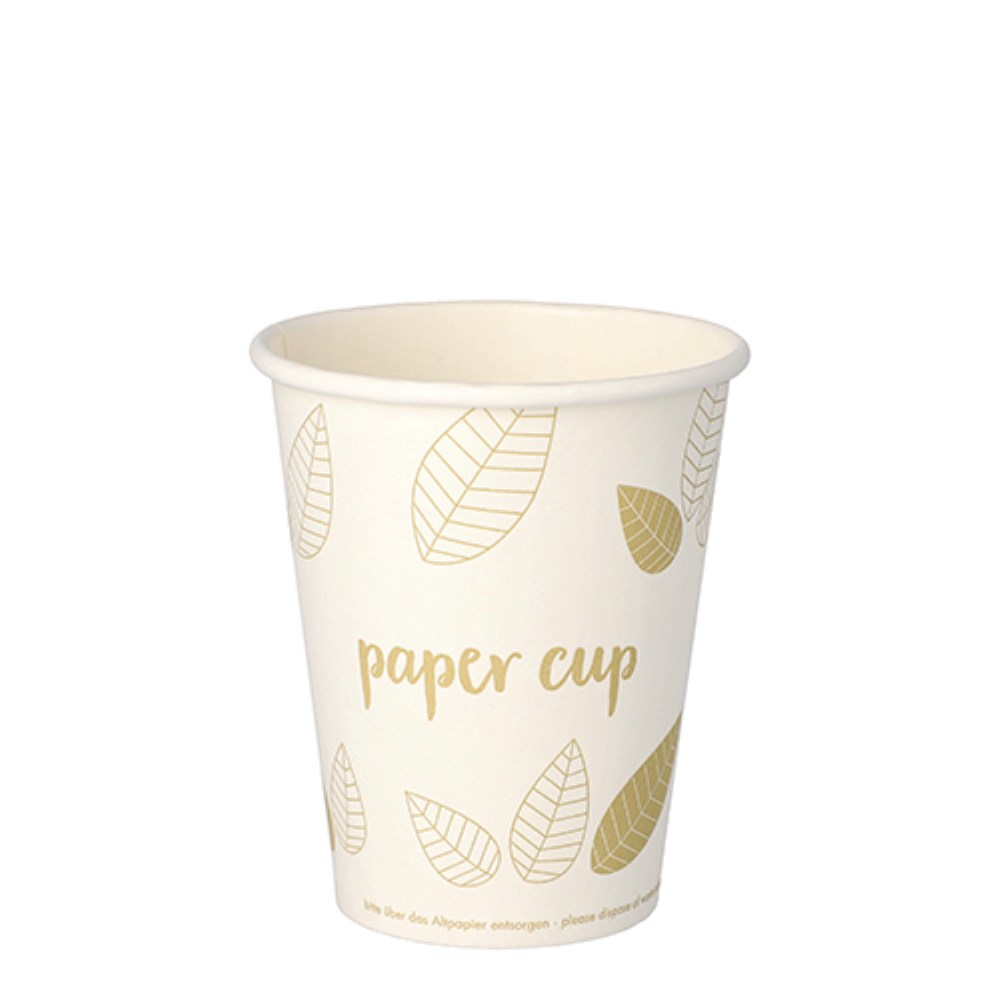 50 Trinkbecher, Pappe "pure" 0,2 l Ø 8 cm · 9,2 cm "ZERO"