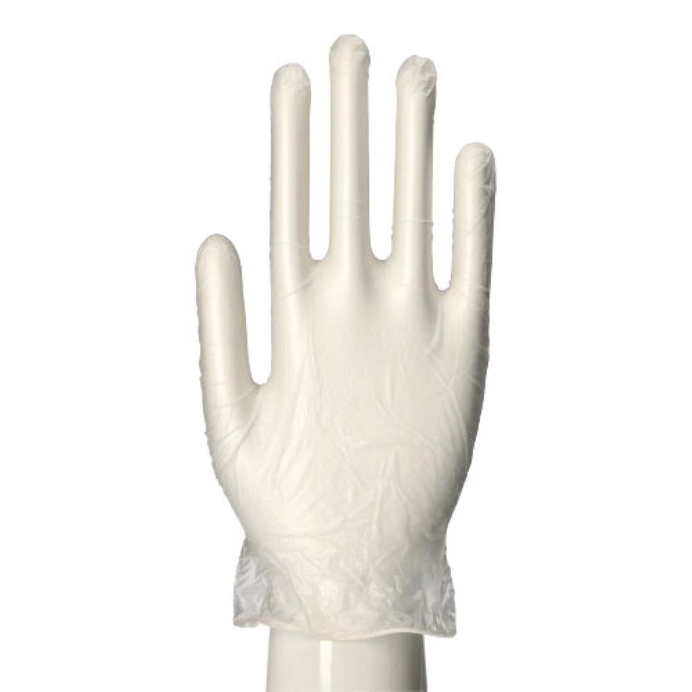 100 "Medi-Inn PS" Handschuhe, Vinyl gepudert "Light" transparent Größe: M
