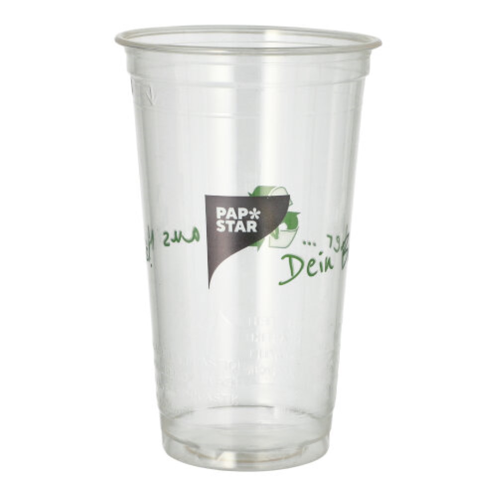 50 Trinkbecher PLA 0,5 l Ø 9,5 cm · 15,1 cm "Becher aus Mais"