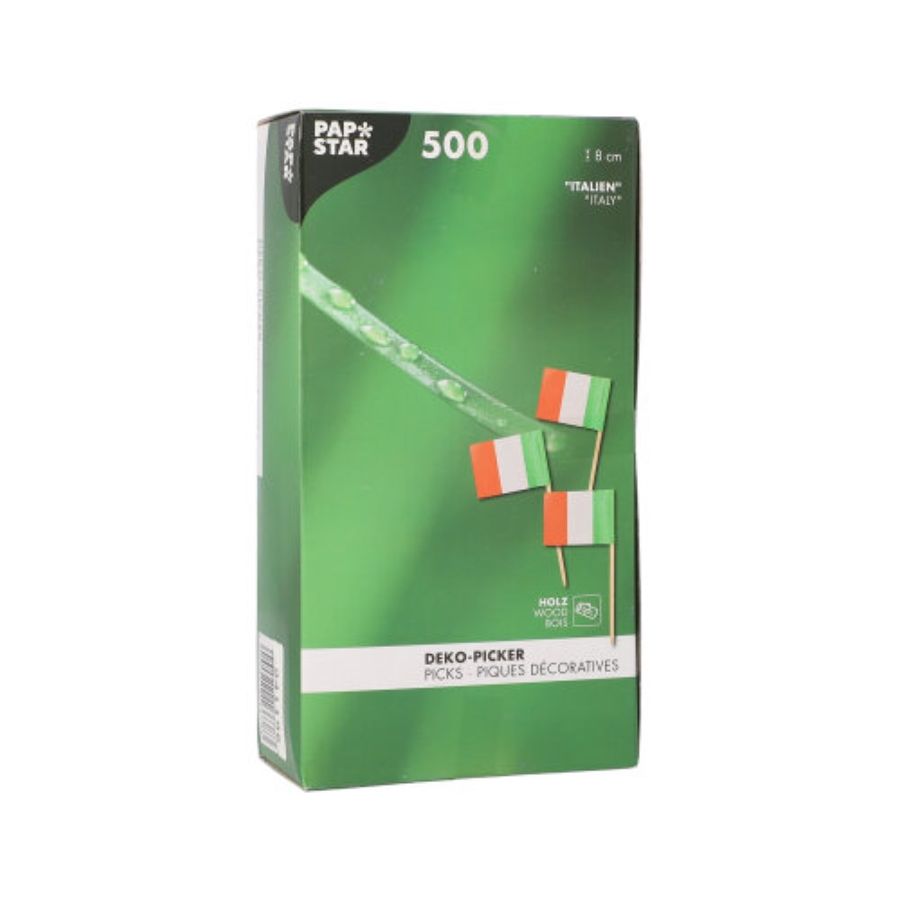 500 Deko-Picker 8 cm "Italien"