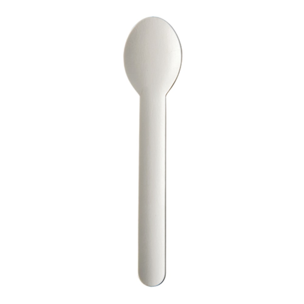 100 Löffel, Papier "pure" 15,8 cm weiss