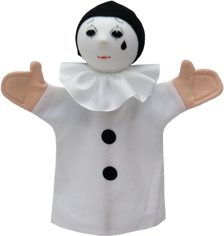 Hand Puppet Pedrolino 28 Cm - Made in Europe - Vintage Toy Hand Puppet Pedrolino 28 Cm - Made in Europe - Vintage Toy