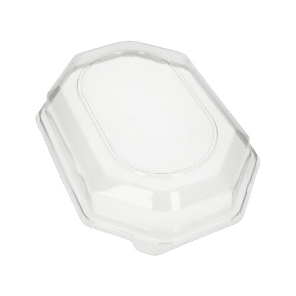 10 Deckel für Servierplatten, PET 35 cm x 25 cm x 6,3 cm transparent