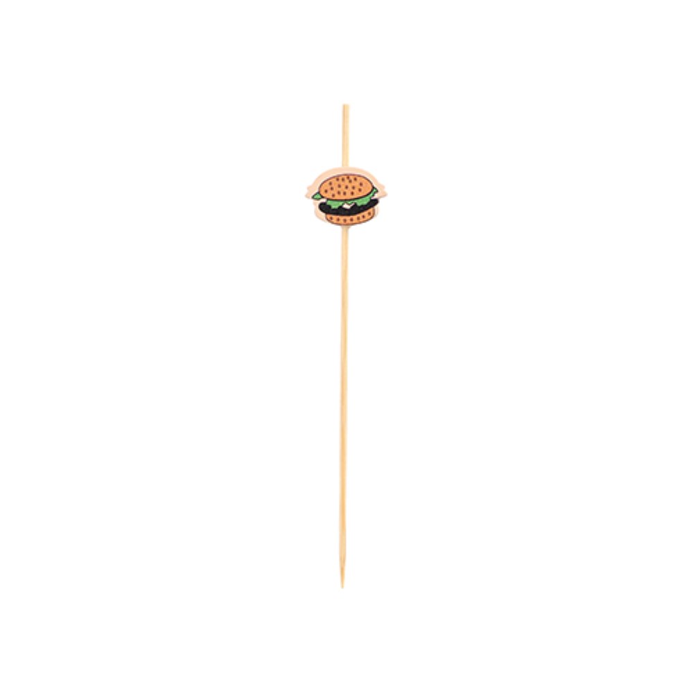 100 Fingerfood - Picker 12 cm "Burger"