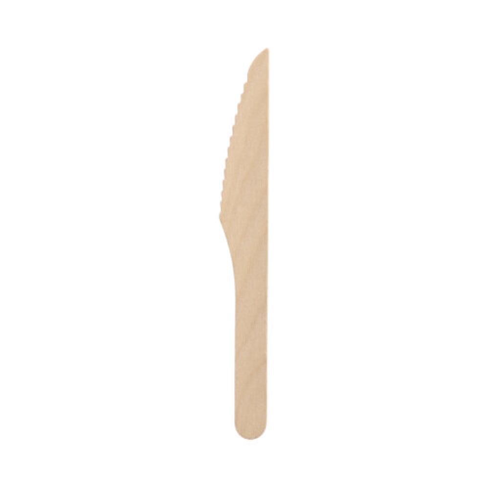 100 Messer, Holz "pure" 16,5 cm gewachst
