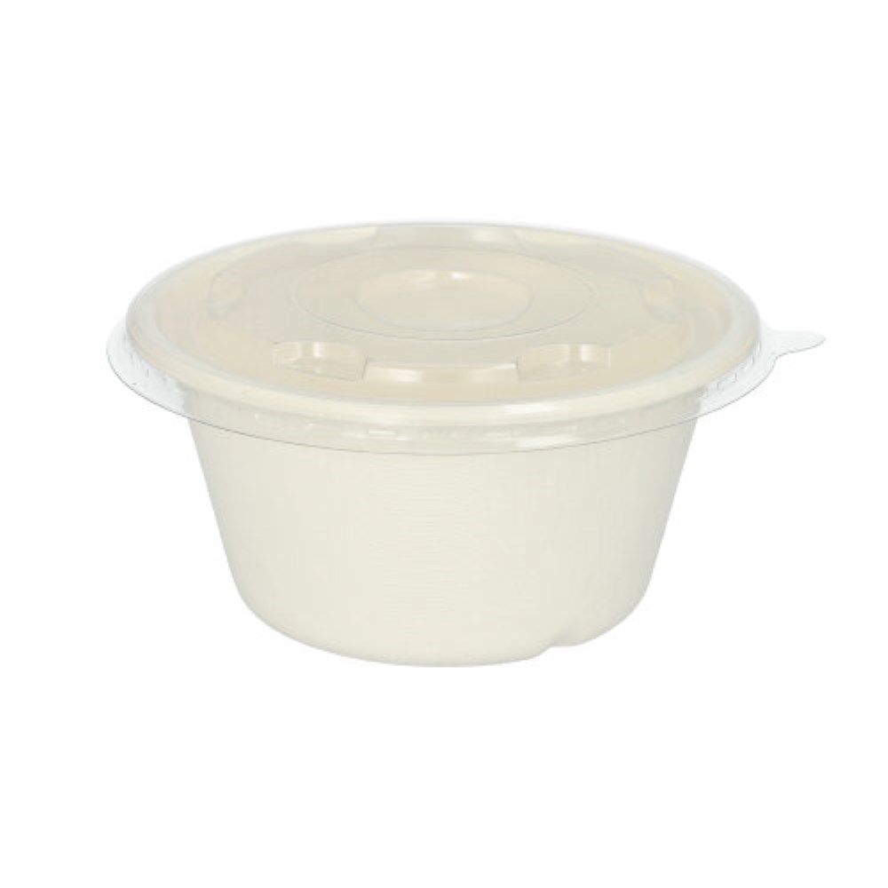 25 Deckel für Schalen R-PET Ø 17 cm · 1,5 cm glasklar