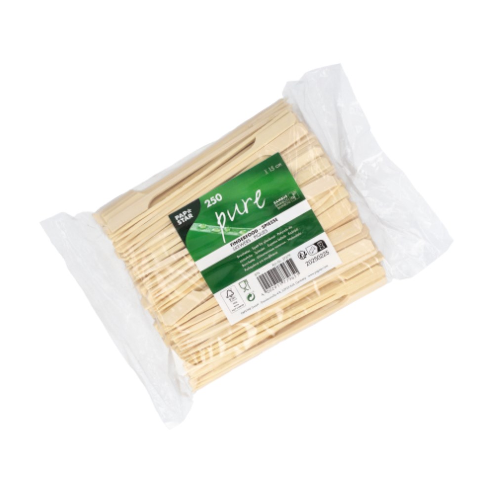 250 Fingerfood - Spieße "pure" 15 cm "Golf"