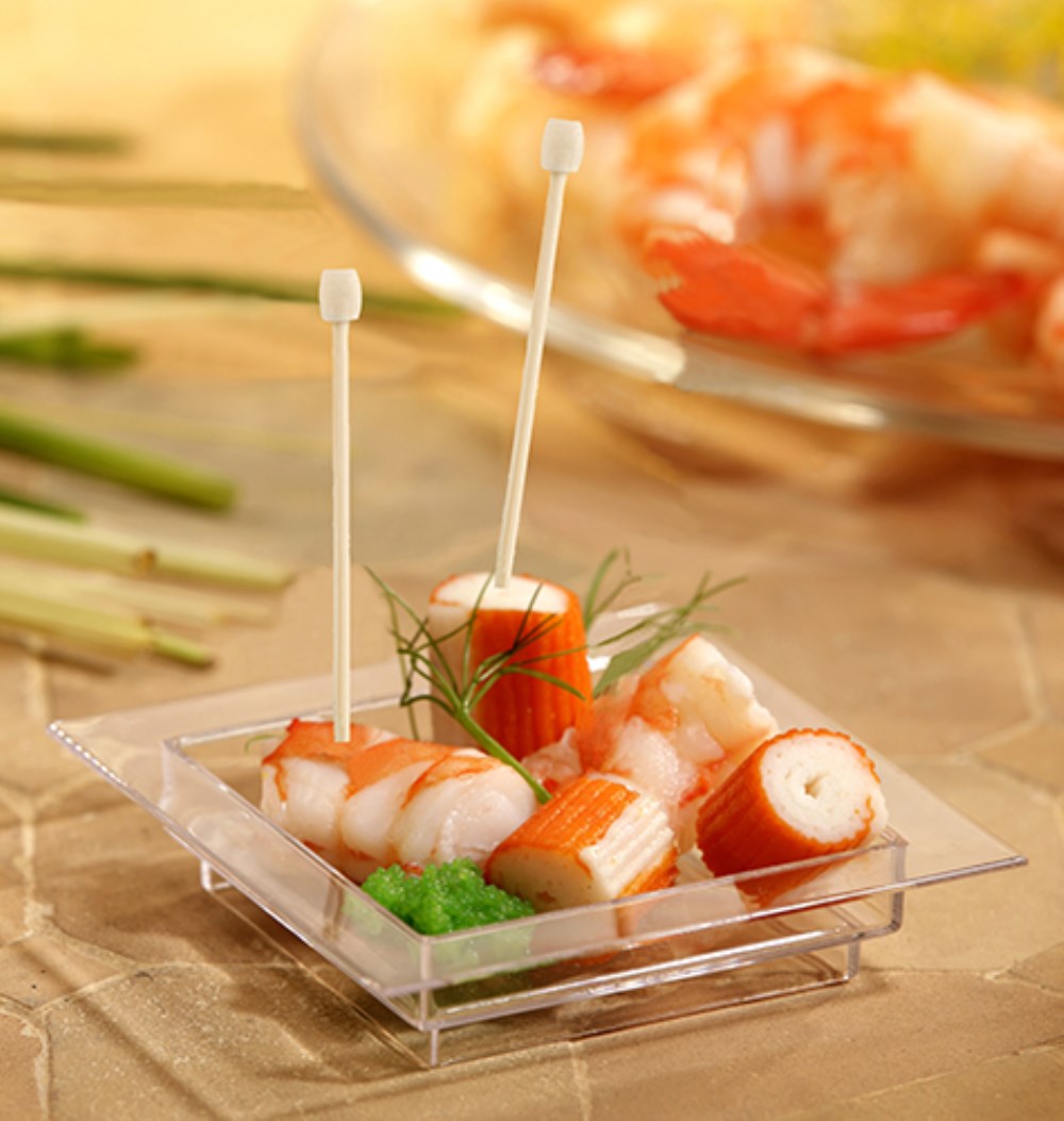 100 Fingerfood - Picker 7 cm "Drum"
