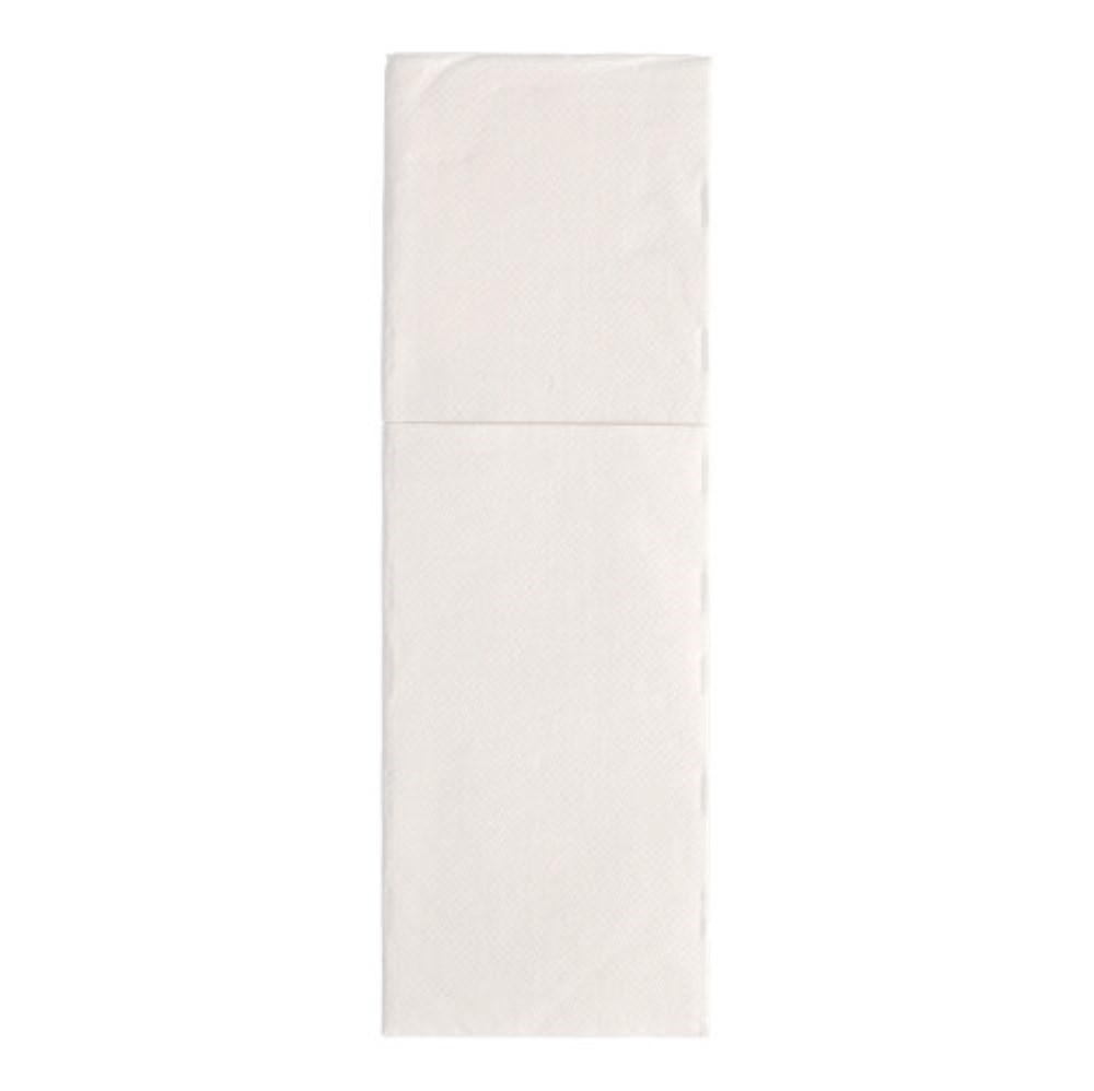 50 Servietten "ROYAL Collection" 48 cm x 30 cm weiss mit Besteckfalz