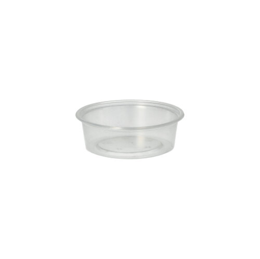 50 Dressingbecher, PP 50 ml Ø 7,1 cm · 2,4 cm transparent