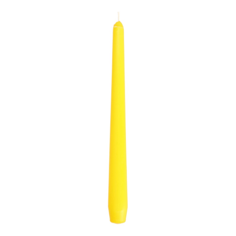 50 Leuchterkerzen Ø 2,2 cm · 25 cm gelb
