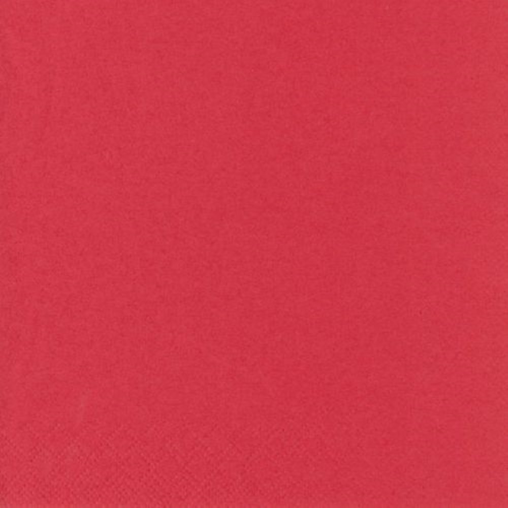 250 Servietten, 3-lagig 1/4-Falz 40 cm x 40 cm rot