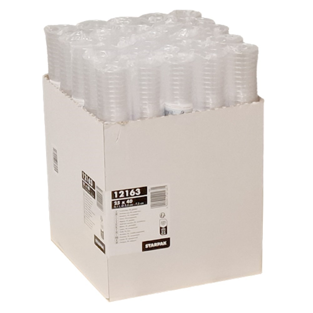 40 Trinkbecher, PS 0,1 l Ø 5,5 cm · 7,5 cm glasklar