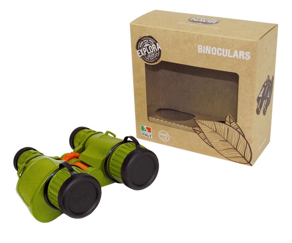 schwarz Fernglas mit Etui - Made in Italy -Forschen & Entdecken