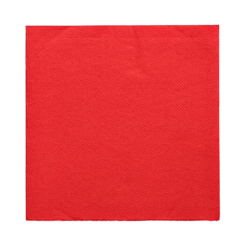 20 Servietten "DAILY Collection" 1/4-Falz 32 cm x 32 cm rot