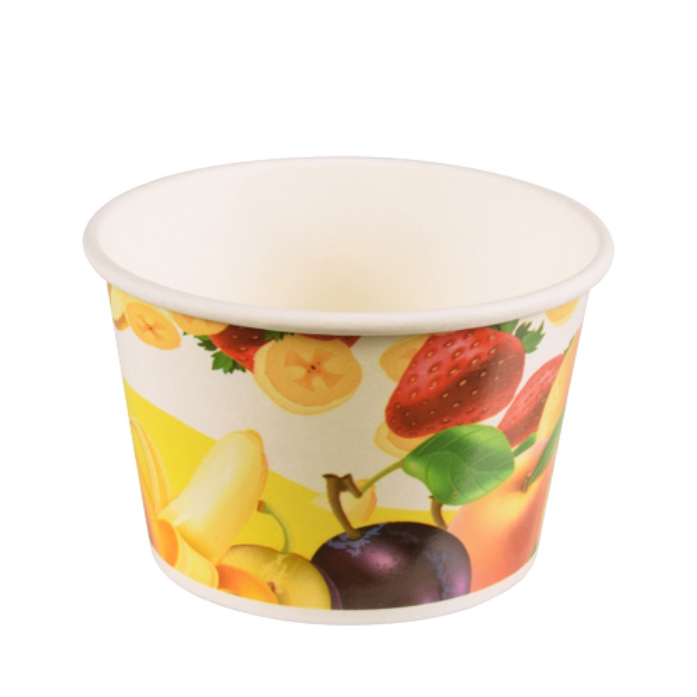 50 Eisbecher, Pappe 250 ml Ø 9,5 cm · 6,2 cm rosa "Icelove"