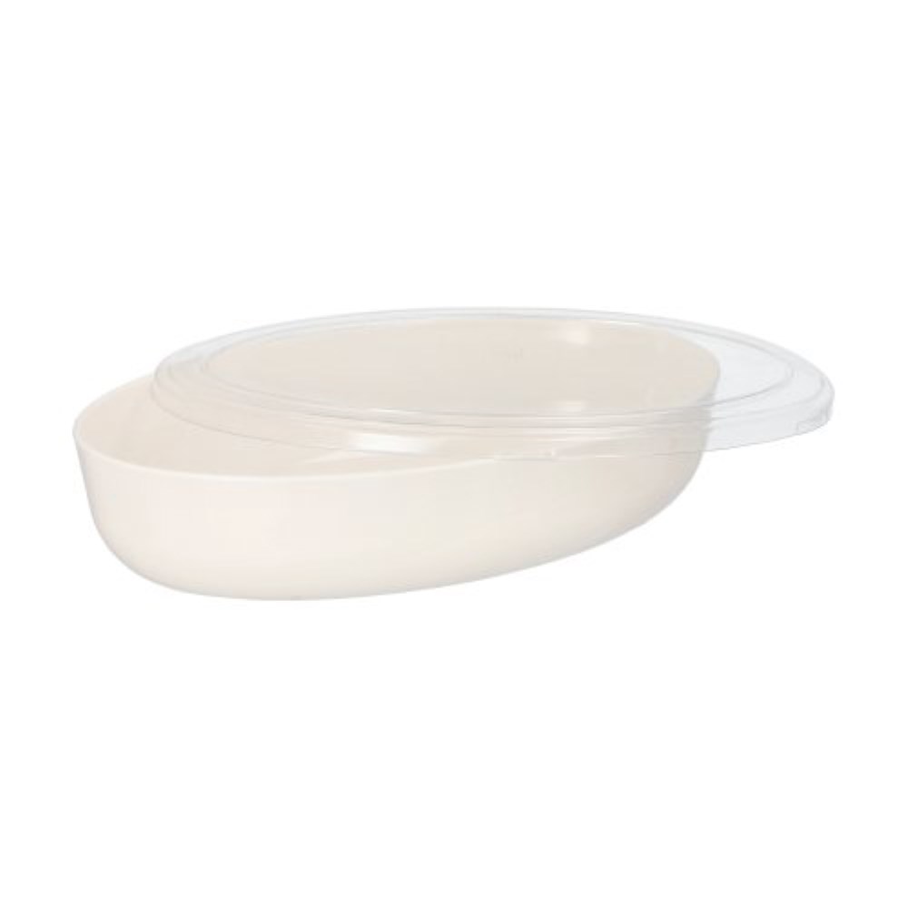 30 Deckel PET für Schalen oval 1 cm x 16,5 cm x 26 cm glasklar "Cella"