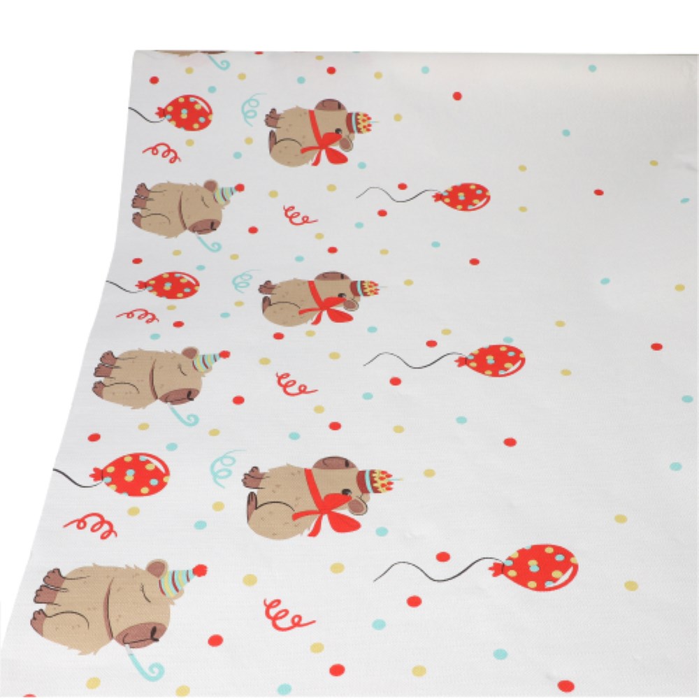 Tischdecke, Papier 5 m x 1,2 m "Capy Party"