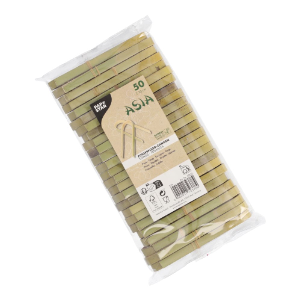 50 Fingerfood - Zangen Bambus "ASIA" 10 cm
