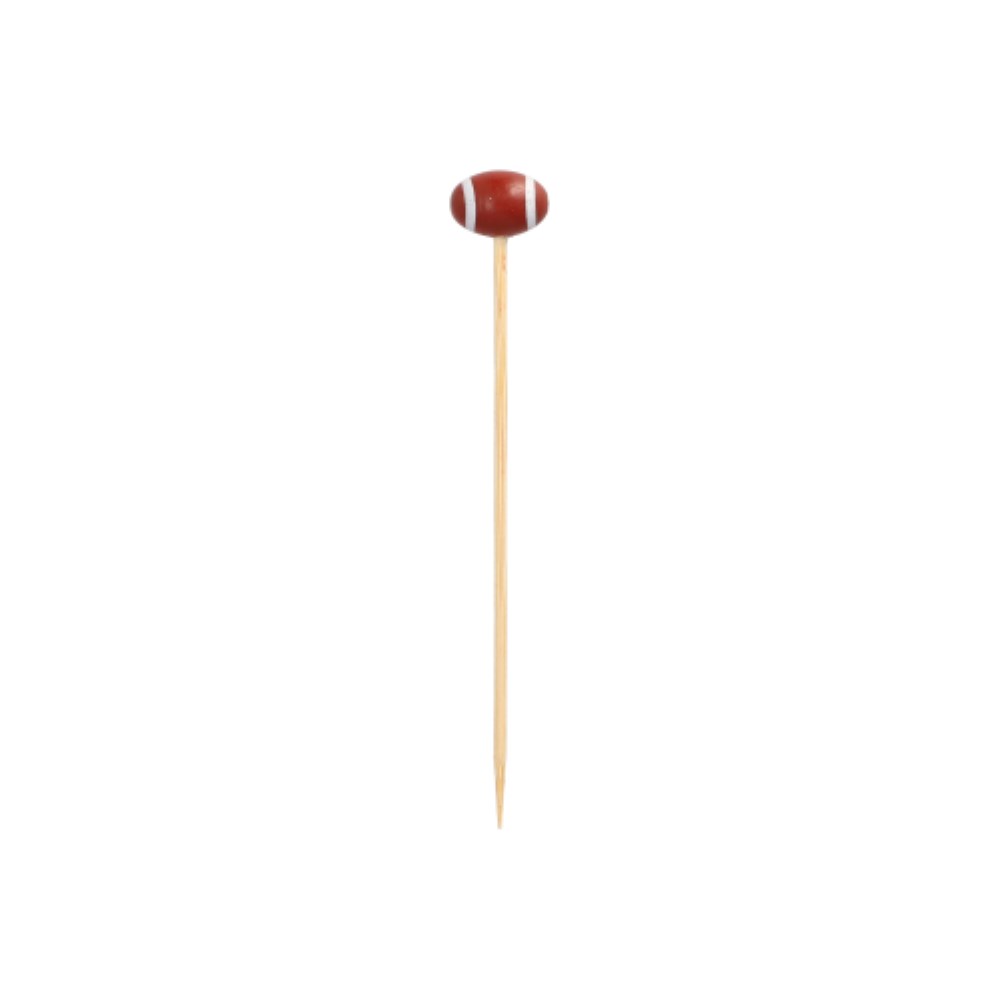 100 Fingerfood - Picker 12,5 cm "American Football"