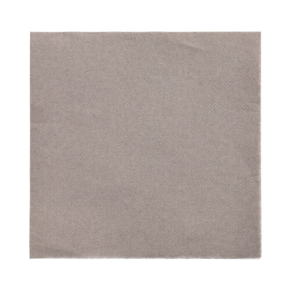 150 Servietten "DAILY Collection" 1/4-Falz 32 cm x 32 cm grau