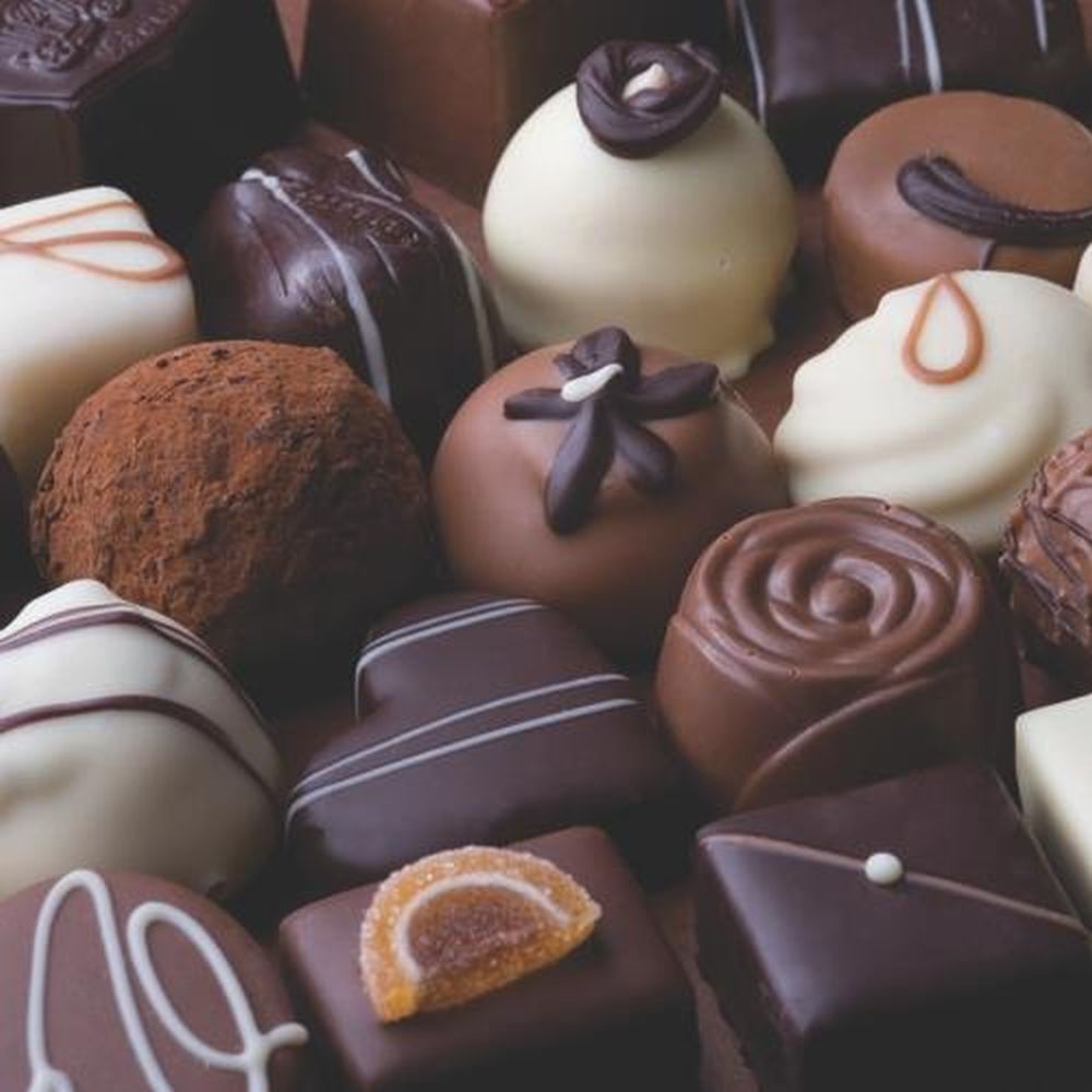 20 Servietten, 3-lagig 1/4-Falz 25 cm x 25 cm "Bonbons"