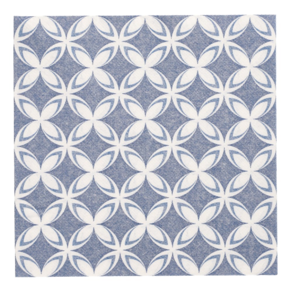 20 Servietten "ROYAL Collection" 1/4-Falz 40 cm x 40 cm "Delft"