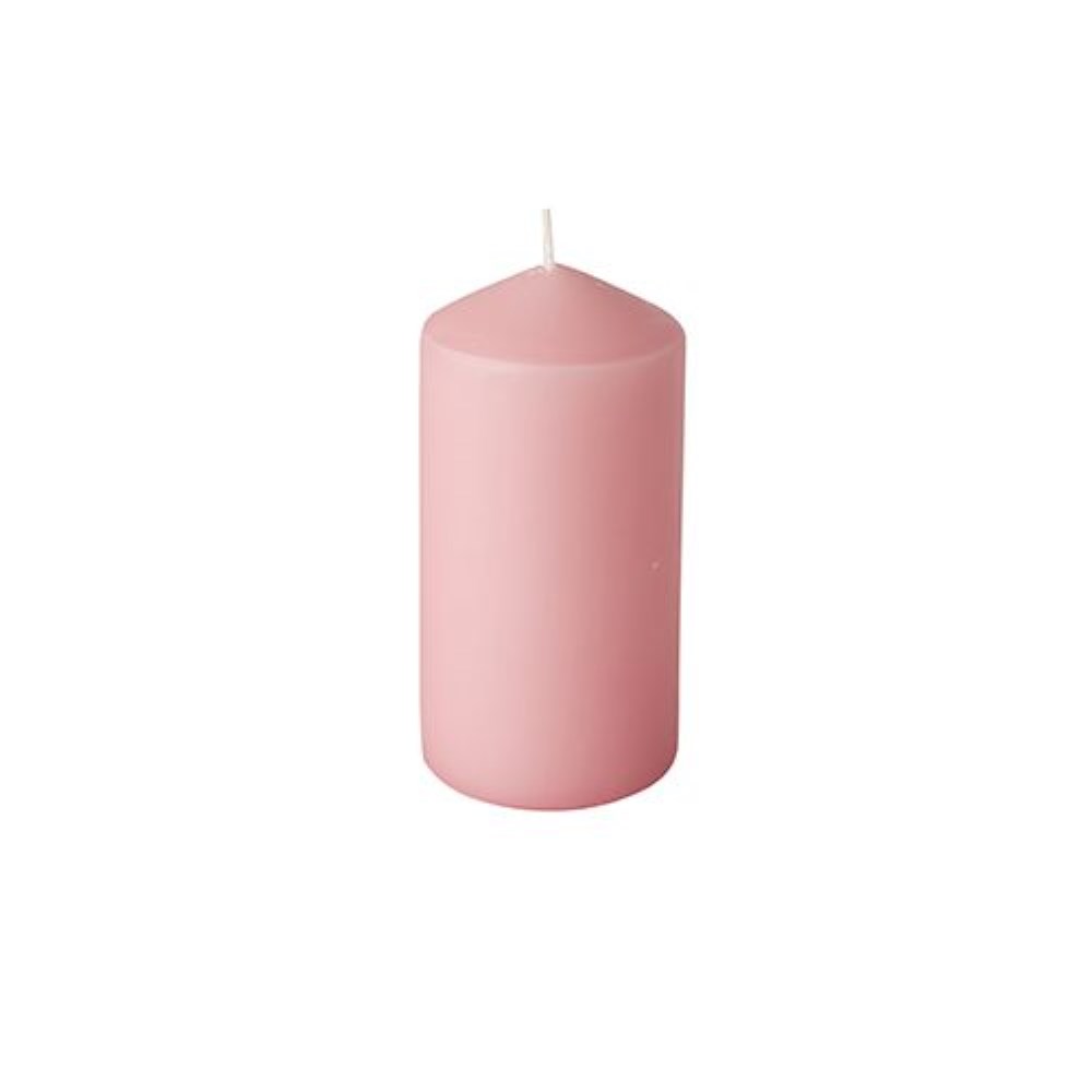 8 Stumpenkerzen Ø 50 mm · 100 mm altrosa 8 Stumpenkerzen Ø 50 mm · 100 mm altrosa